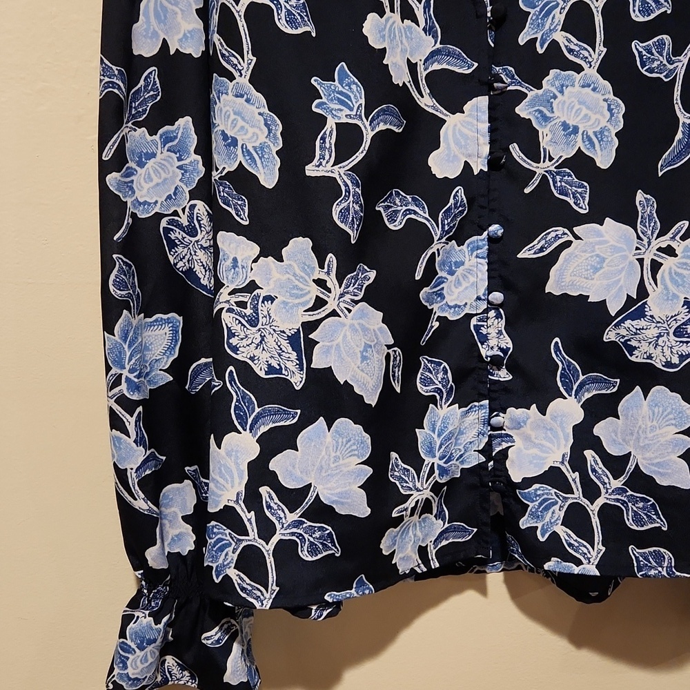 ❤️ JOIE FLOWY FLORAL BLOUSON TOP, XS - Picture 3 of 5